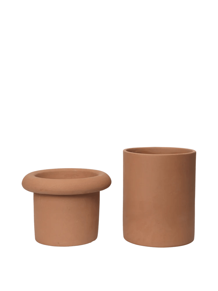 Rollo Pot - Ferm Living Planters - Small - Moss Green - HORNE