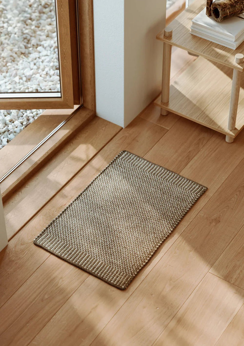Rombo Mat - 40 X 60 - Woud Rugs - Grey - HORNE