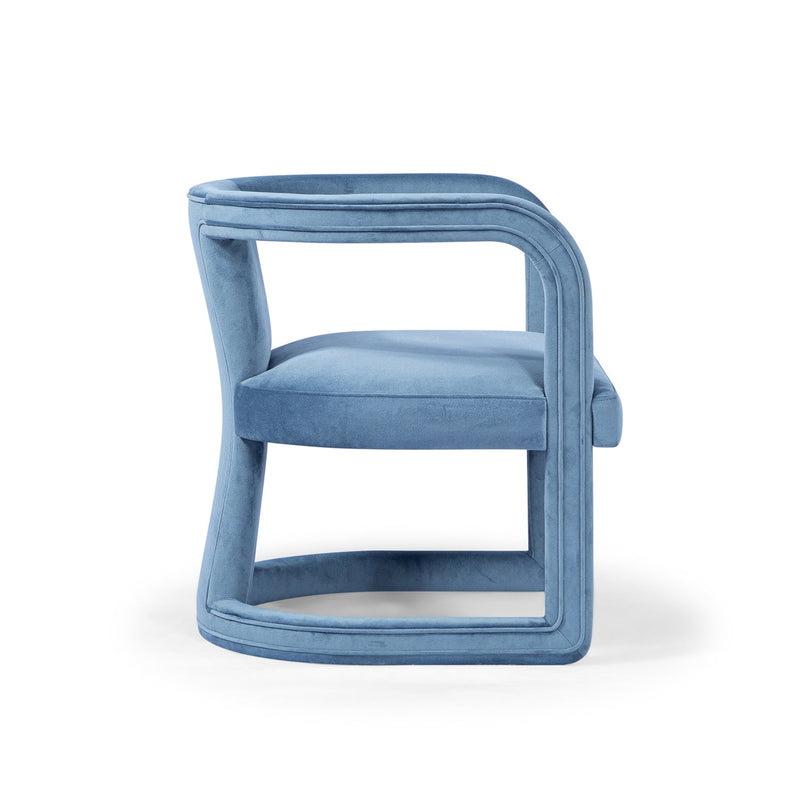 Rory Accent Chair - Urbia Chairs - Dust Blue - HORNE