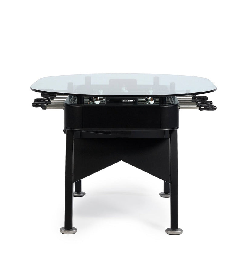 rs2 RS Barcelona Foosball Table and Dining Table - Black - HORNE