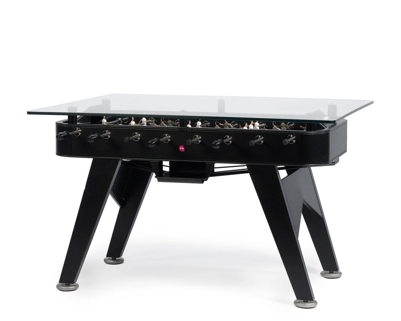 rs2 RS Barcelona Foosball Table and Dining Table - Black - HORNE