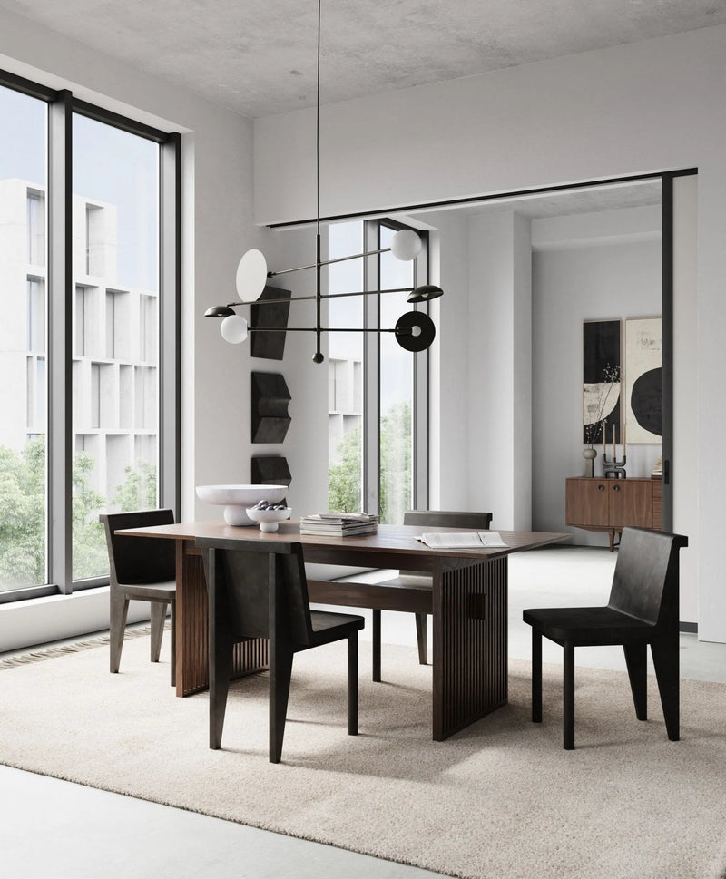 Sahn Chandelier - 101 Copenhagen Lighting - Chrome - HORNE