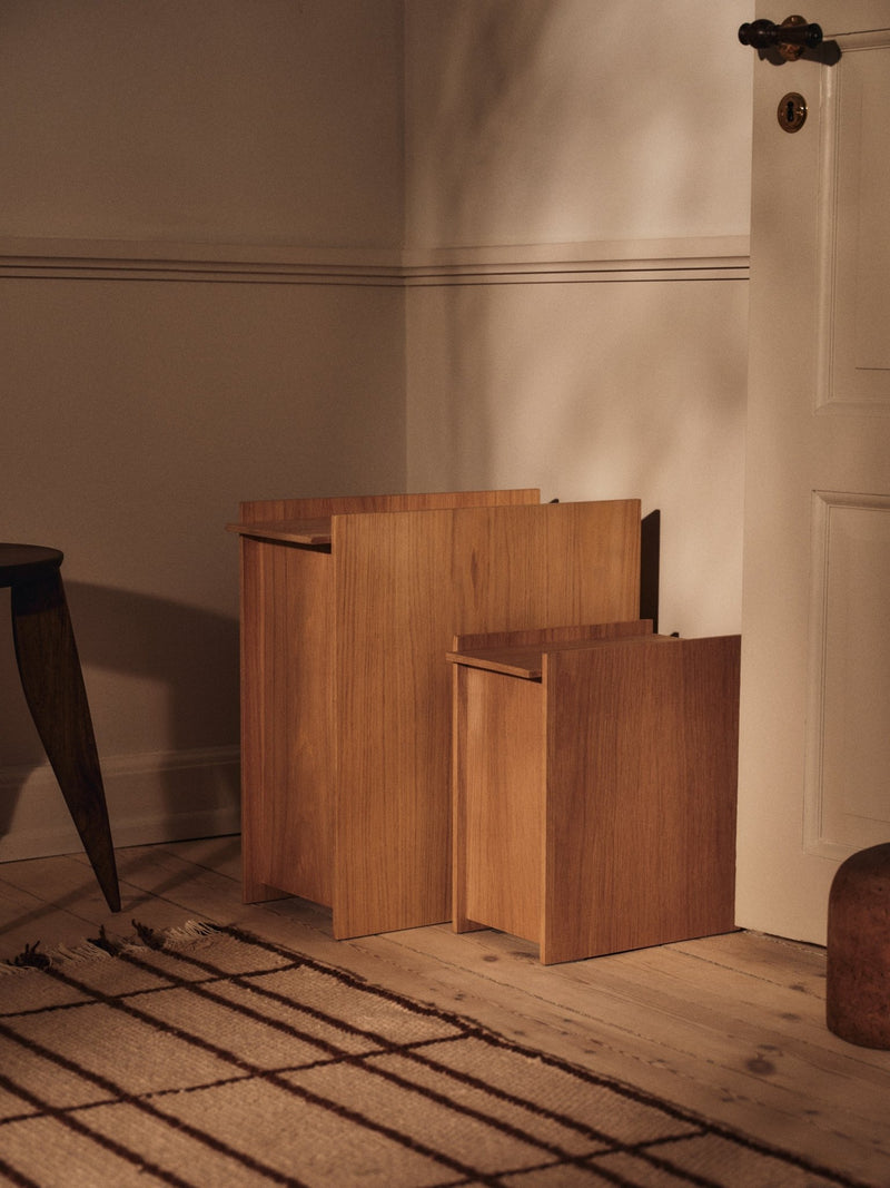 Sama Wooden Bin - 50 - Ferm Living Storage + Organization - HORNE