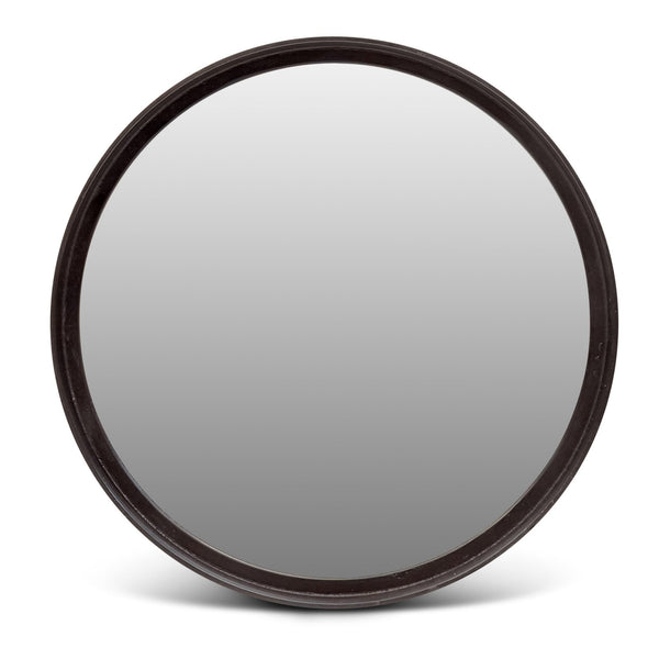 Samar Round Mirror - Urbia Mirrors - Antique Brass - 23 - HORNE