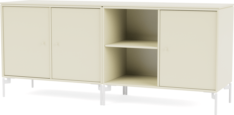 Save Lowboard - With Legs - Montana - Shelving - Anthracite - Matte Chrome - HORNE