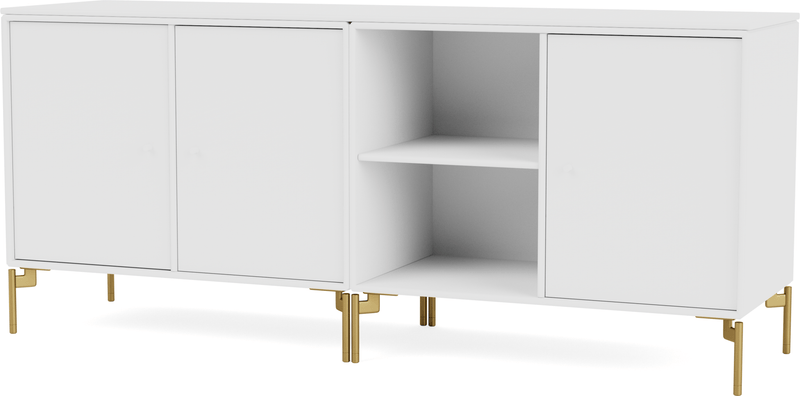 Save Lowboard - With Legs - Montana - Shelving - Anthracite - Matte Chrome - HORNE