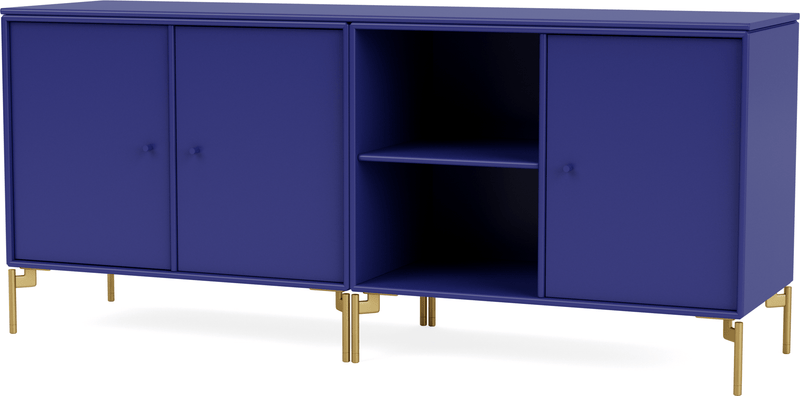 Save Lowboard - With Legs - Montana - Shelving - Anthracite - Matte Chrome - HORNE