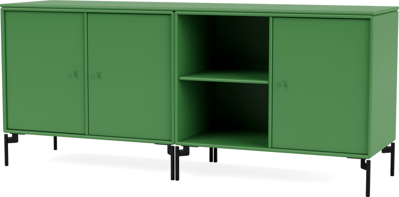 Save Lowboard - With Legs - Montana - Shelving - Anthracite - Matte Chrome - HORNE