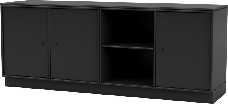 Save Lowboard - With Plinth Base - Montana - Shelving - Anthracite - 1.2