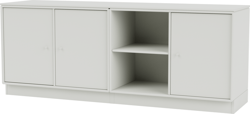 Save Lowboard - With Plinth Base - Montana - Shelving - Anthracite - 1.2