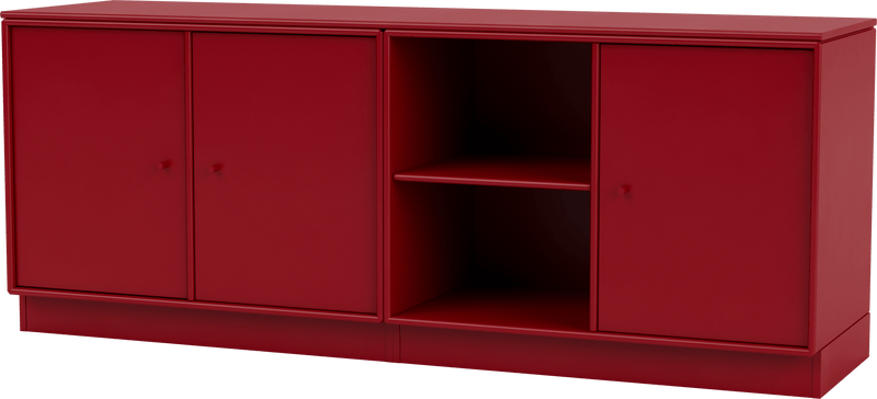 Save Lowboard - With Plinth Base - Montana - Shelving - Anthracite - 1.2