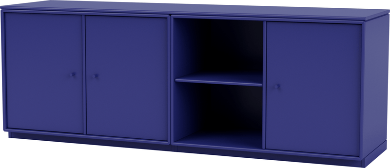 Save Lowboard - With Plinth Base - Montana - Shelving - Anthracite - 1.2