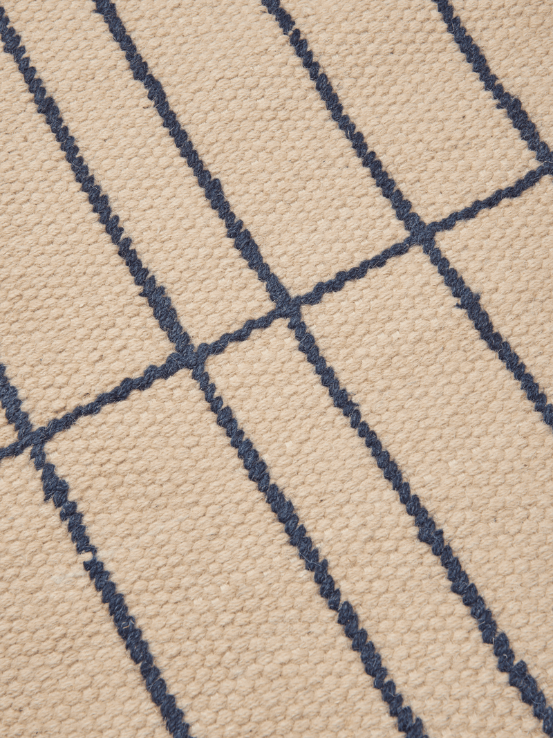 Sen Rug - 170 x 240 - Ferm Living Rugs - Parchment/Chestnut - HORNE