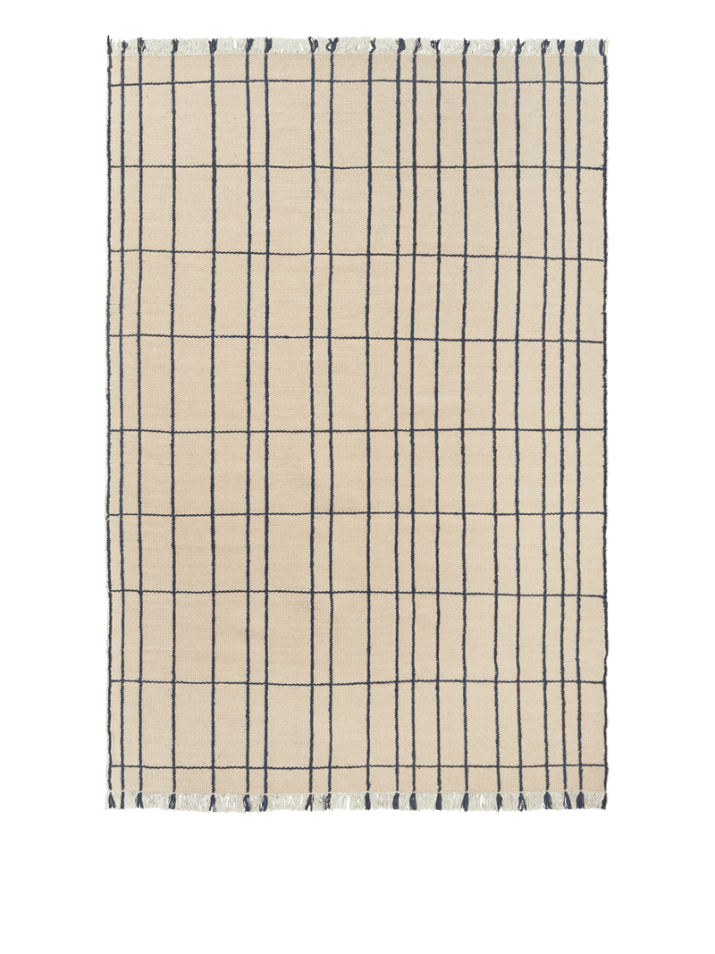 Sen Rug - 200 x 300 - Ferm Living Rugs - Parchment/Chestnut - HORNE