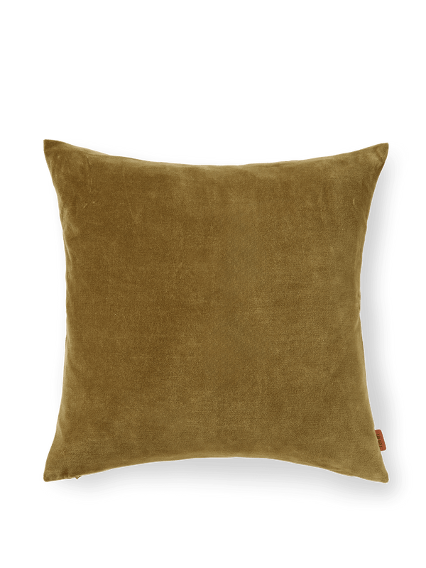 Senti Cushion - Ferm Living - Bedding + Pillows - Khaki - HORNE