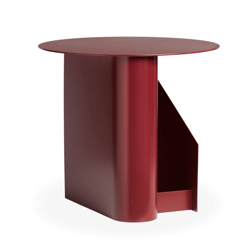 Sentrum Side Table - Woud - Outdoor Furniture - Warm Grey - HORNE