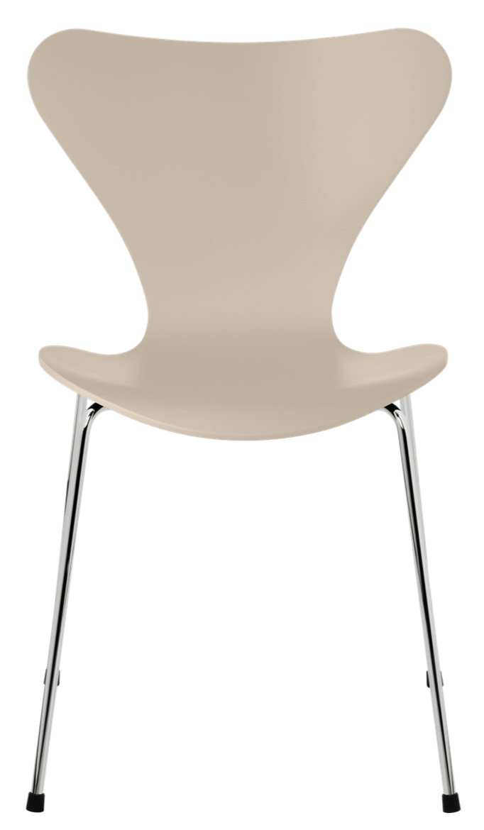 Series 7 Chair - Lacquered - Fritz Hansen - Chairs - Black - Chromed Steel - HORNE