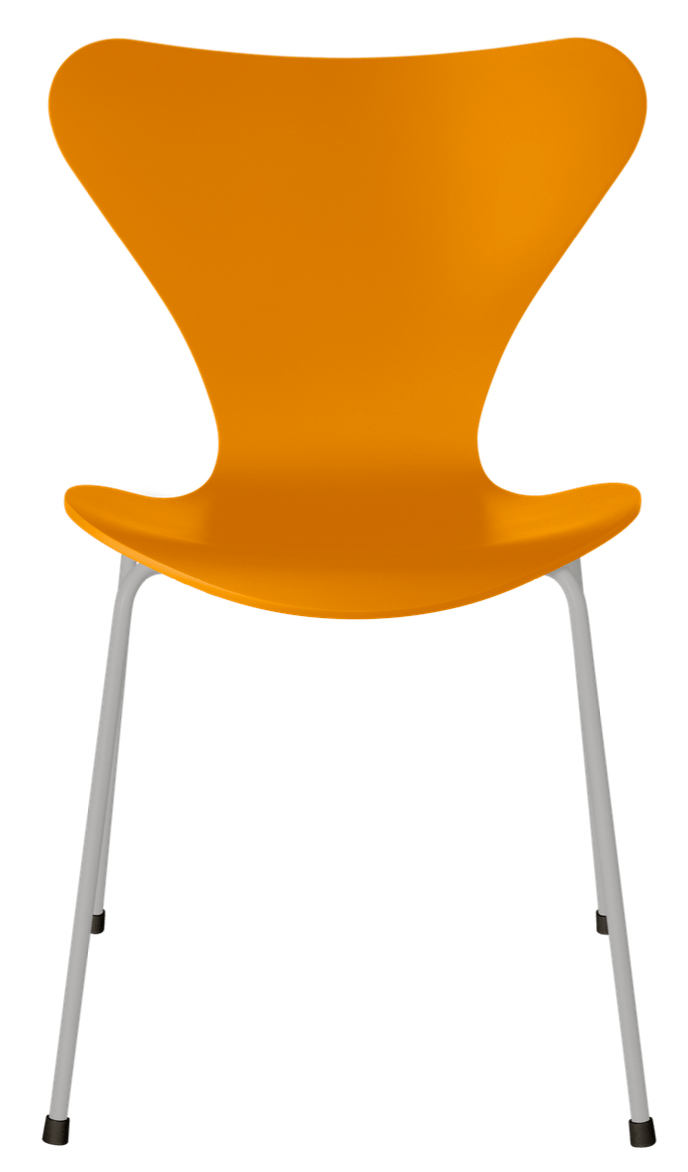 Series 7 Chair - Lacquered - Fritz Hansen - Chairs - Black - Chromed Steel - HORNE