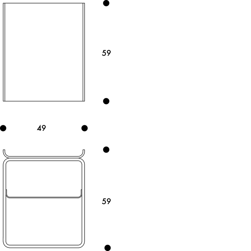 Side Table 915 - Artek Tables + Desks - Birch/Black Lacquered - HORNE