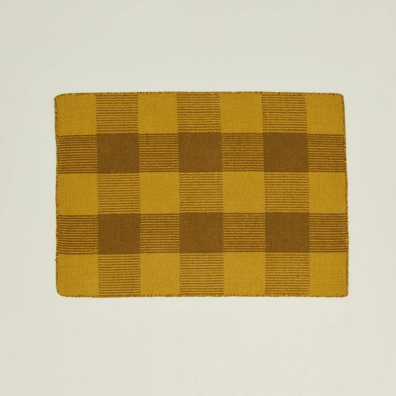 Simple Plaid Rug - Hawkins New York Rugs - Ivory/Flax - 2'W x 3'L - HORNE
