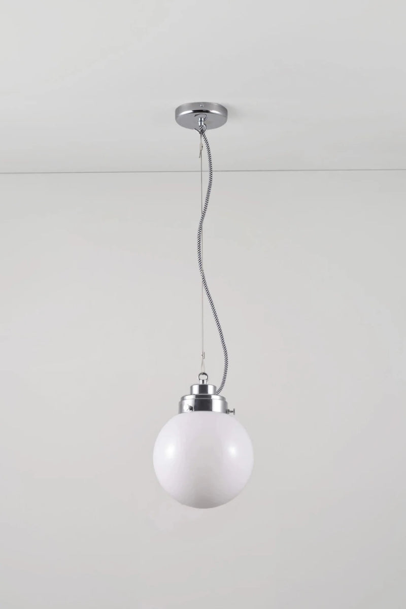 Small Globe Pendant - Original BTC Pendants - Brass - Anthracite - HORNE