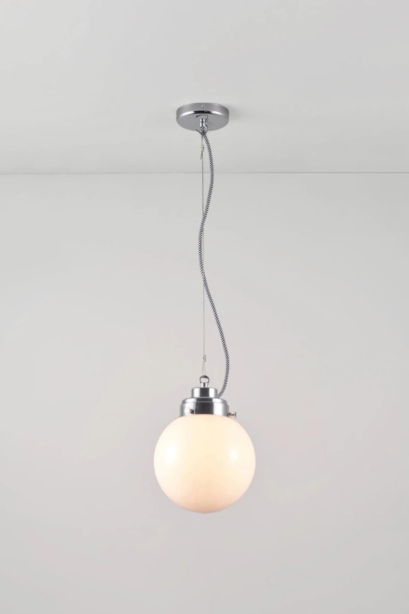 Small Globe Pendant - Original BTC Pendants - Brass - Anthracite - HORNE