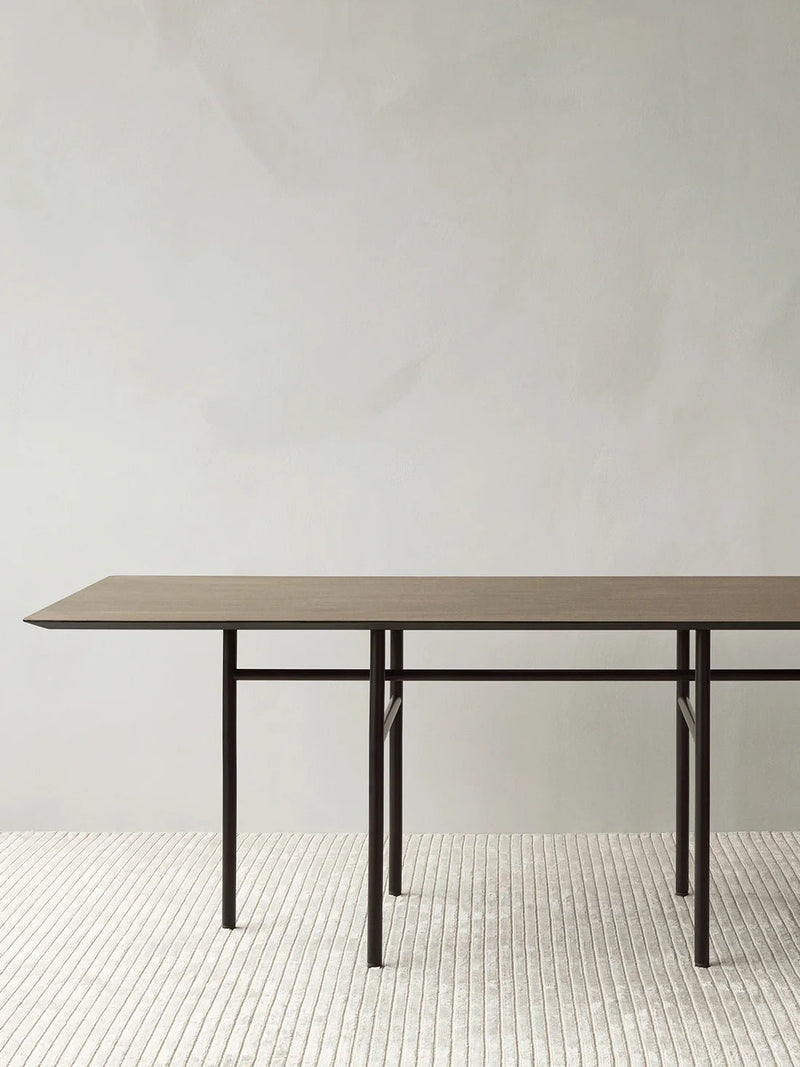 Snaregade Dining Table - Rectangular - Audo Copenhagen Tables - Black | Dark Stained Oak - HORNE