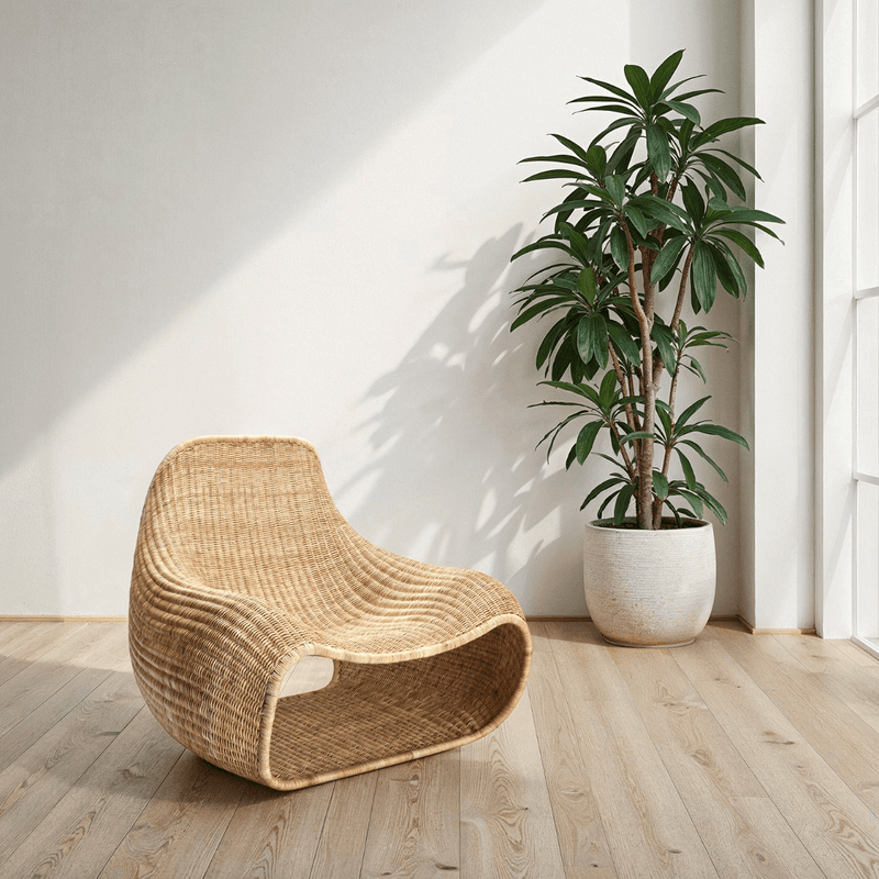 Snug Rattan Lounge Chair - Feelgood Designs - Chairs - Natural - HORNE
