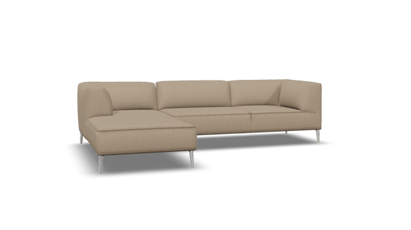 Sofa So Good Chaise Longue Left - Moooi Sofas - CAT I - Abbracci Taupe - HORNE