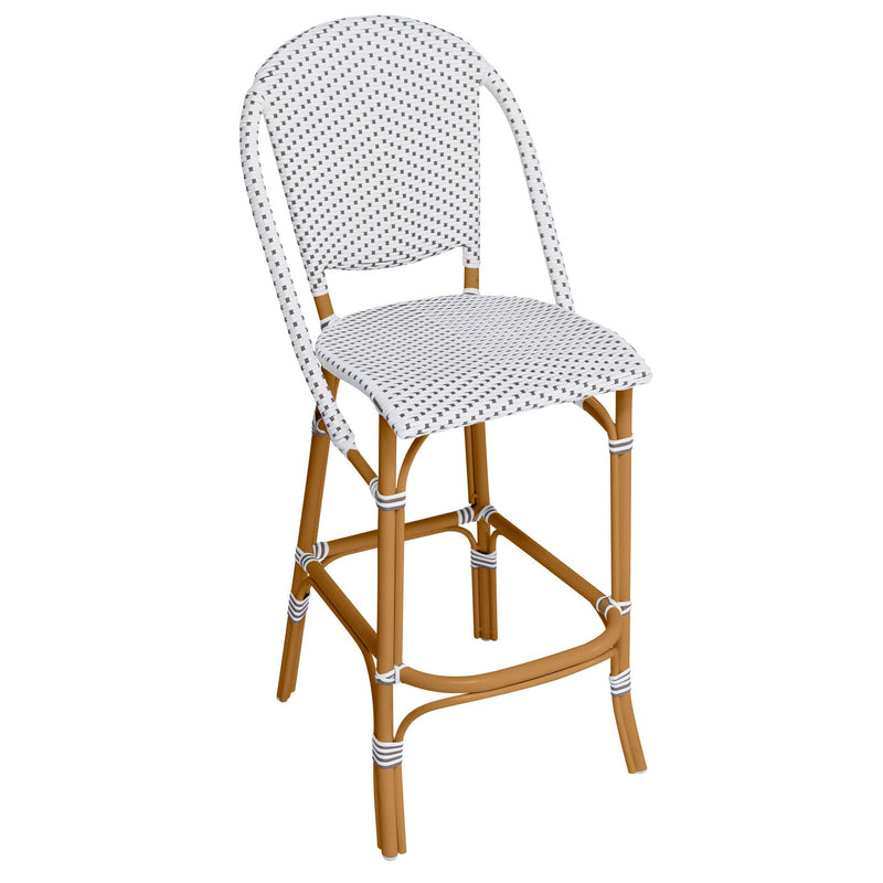 Sofie Outdoor Bar Stool - Sika Design - Stools + Benches + Ottomans - Natural Rattan Frame - HORNE