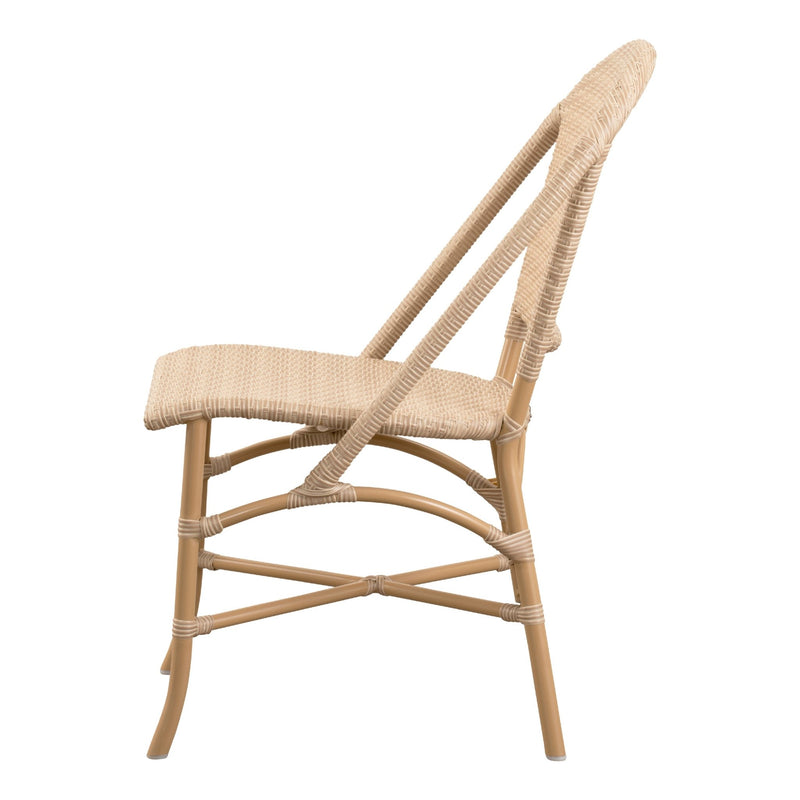 Sofie Outdoor Dining Side Chair - Sika Design - Outdoor Furniture - Black / White Dots - HORNE