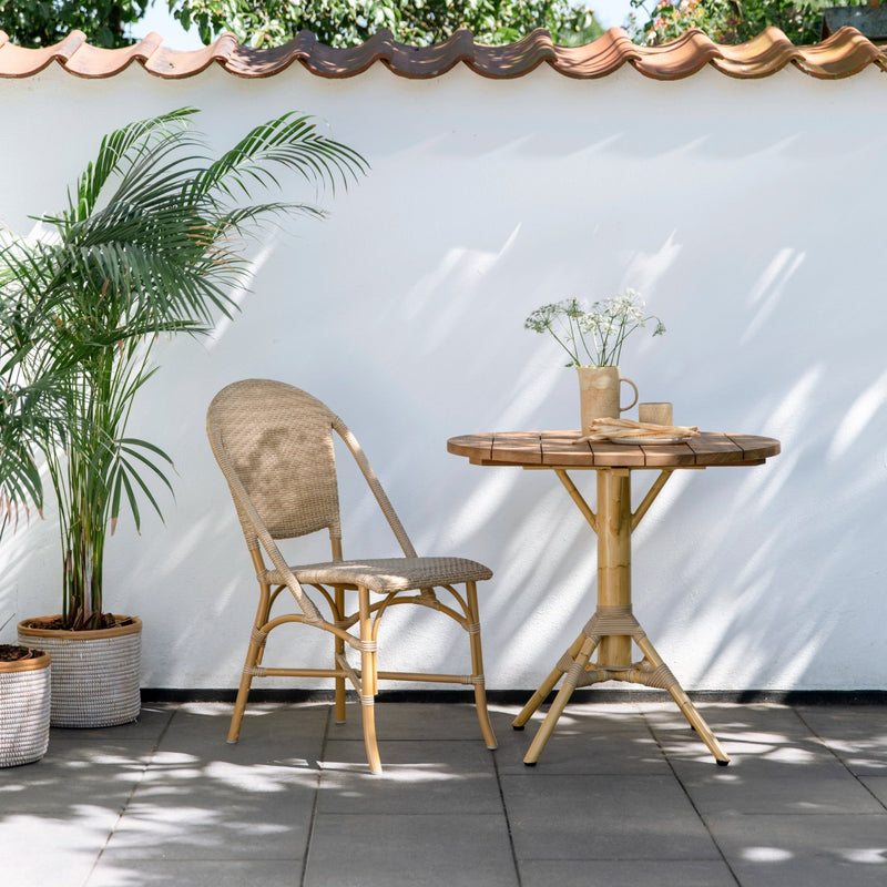 Sofie Outdoor Dining Side Chair - Sika Design - Outdoor Furniture - Black / White Dots - HORNE