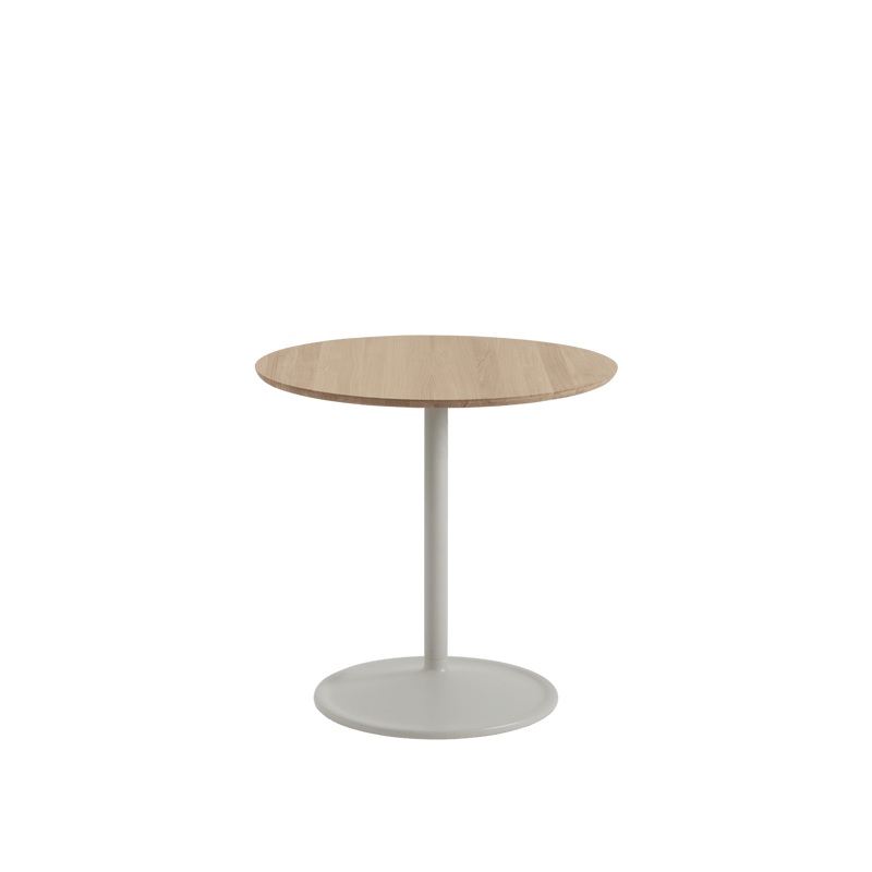 Soft Café Table - Round - Muuto Table + Task - Black Nanolaminate/Black - Low - HORNE