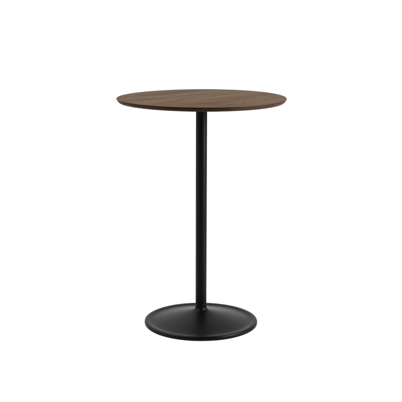 Soft Café Table - Round - Muuto Table + Task - Black Nanolaminate/Black - Low - HORNE