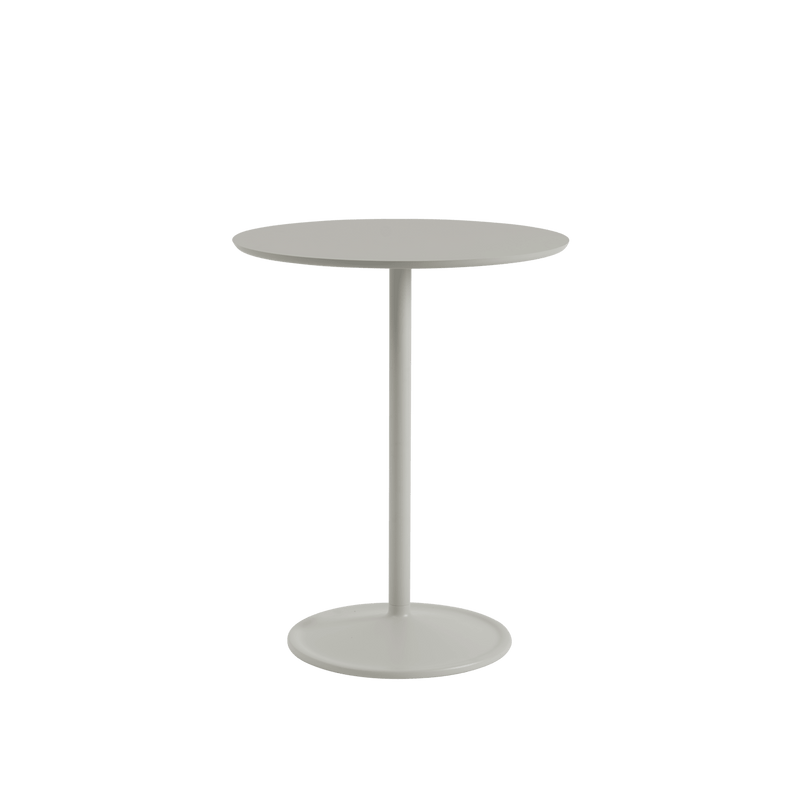 Soft Café Table - Round - Muuto Table + Task - Black Nanolaminate/Black - Low - HORNE