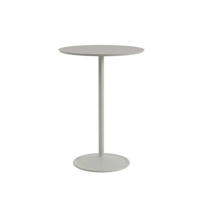 Soft Café Table - Round - Muuto Table + Task - Black Nanolaminate/Black - Low - HORNE