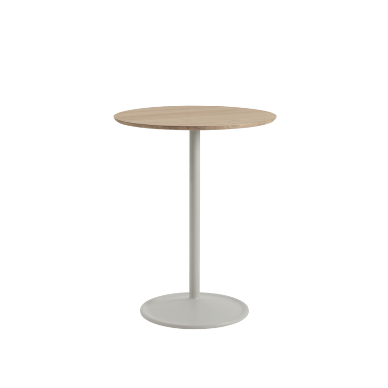 Soft Café Table - Round - Muuto Table + Task - Black Nanolaminate/Black - Low - HORNE