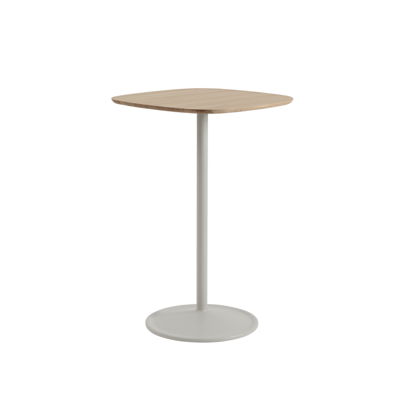 Soft Café Table - Square - Muuto Table + Task - Black Nanolaminate/Black - Low - HORNE