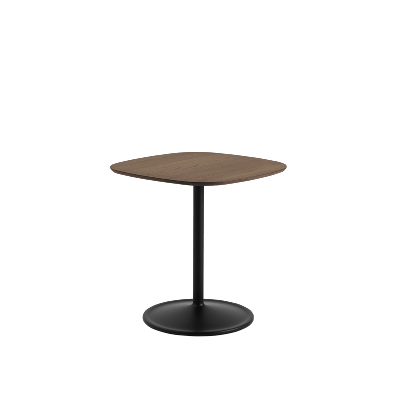 Soft Café Table - Square - Muuto Table + Task - Black Nanolaminate/Black - Low - HORNE