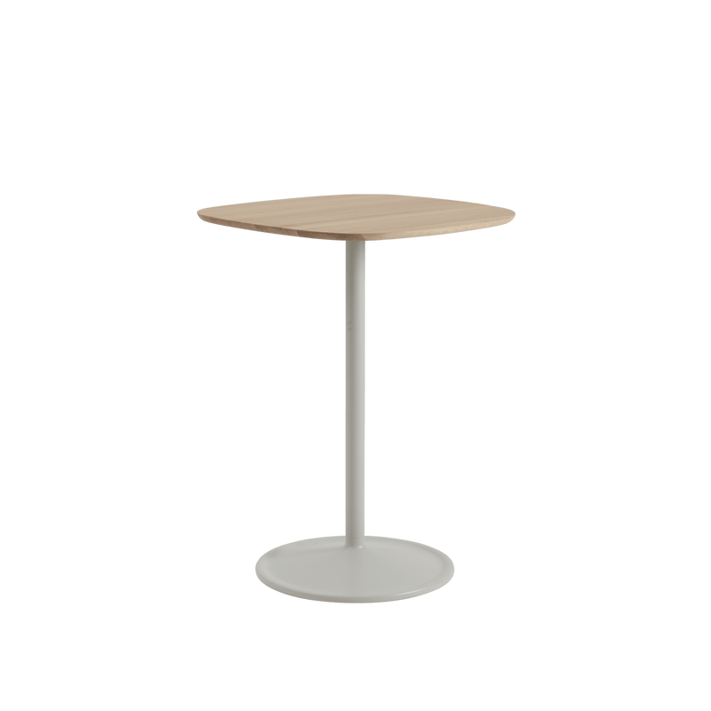 Soft Café Table - Square - Muuto Table + Task - Black Nanolaminate/Black - Low - HORNE