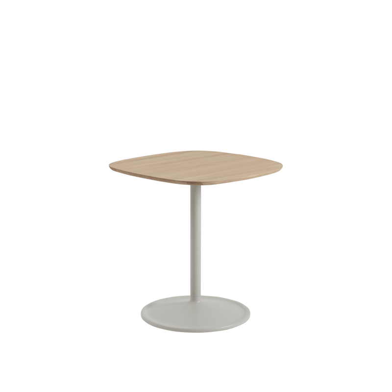 Soft Café Table - Square - Muuto Table + Task - Black Nanolaminate/Black - Low - HORNE