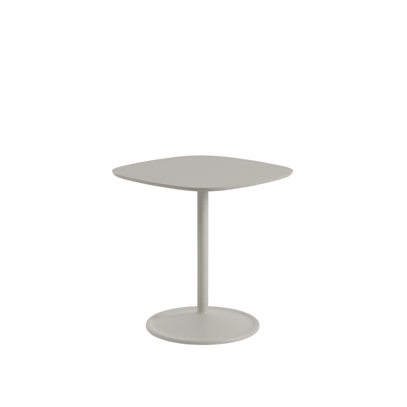 Soft Café Table - Square - Muuto Table + Task - Black Nanolaminate/Black - Low - HORNE