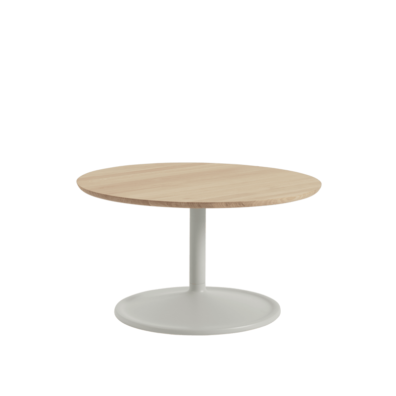 Soft Coffee Table - Round - Muuto Table + Task - Small - Black Nanolaminate/Black - HORNE