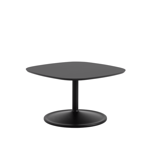 Soft Coffee Table - Square - Muuto Table + Task - Black Nanolaminate/Black - HORNE