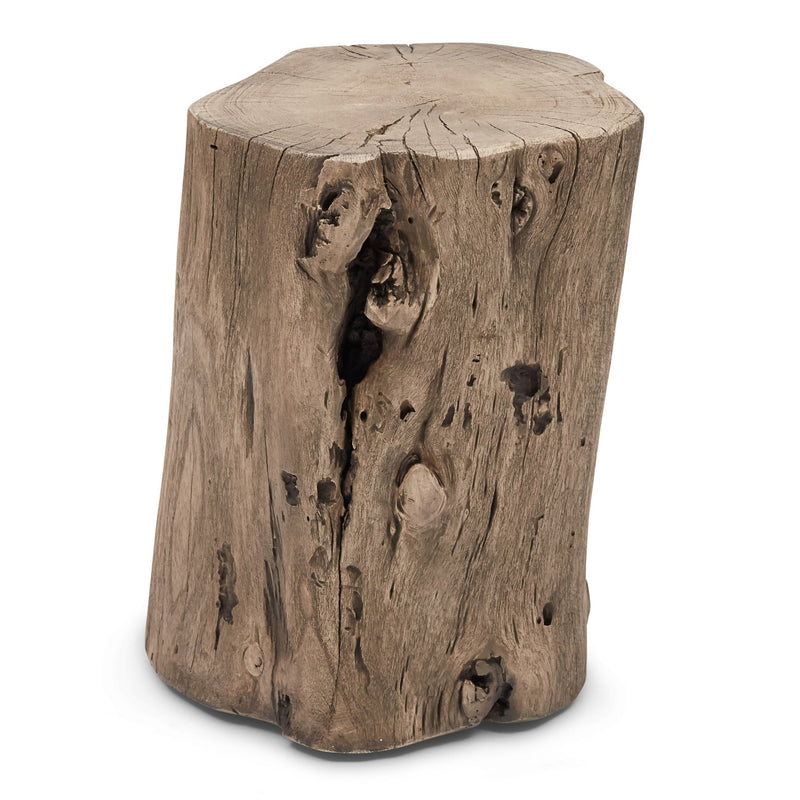 Solid Wood Stump - Urbia Stools + Benches + Ottomans - Ebonized - HORNE