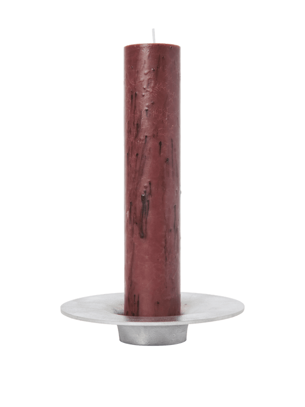 Soothe Block Candle Holder - Ferm Living Candle Holders - Aluminium - HORNE