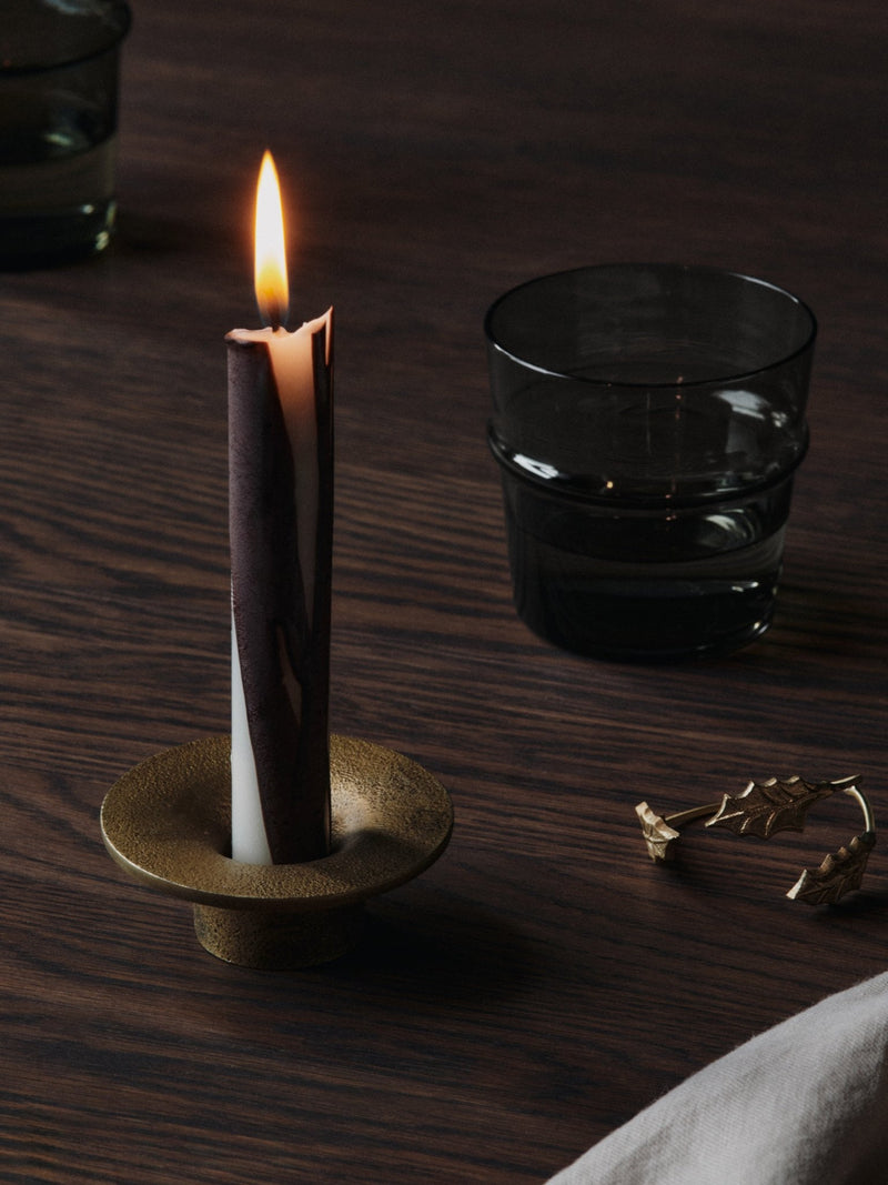 Soothe Candle Holder - Ferm Living Candle Holders - Aluminium - HORNE