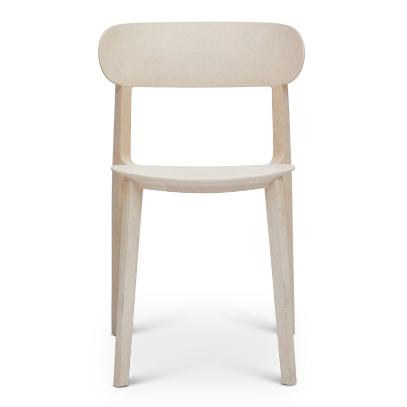 Spencer Eco - Friendly Outdoor Stacking Chair - Set of 4 - Urbia Chairs - Beige - HORNE