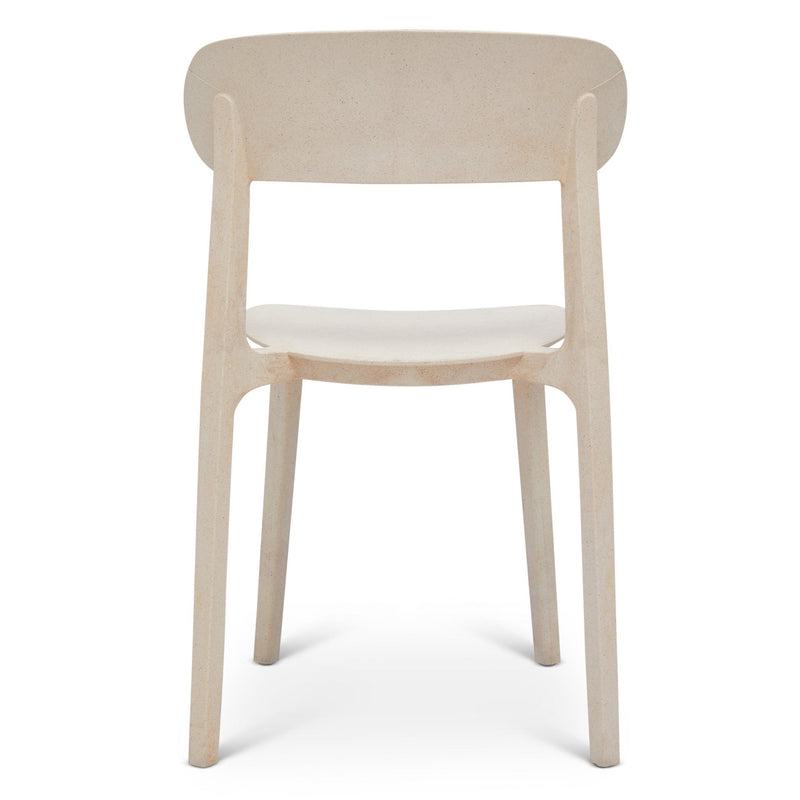 Spencer Eco - Friendly Outdoor Stacking Chair - Set of 4 - Urbia Chairs - Beige - HORNE