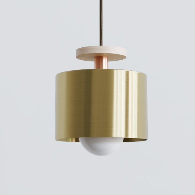 Spun Pendant - Ladies & Gentlemen Lighting - Brushed Brass - HORNE